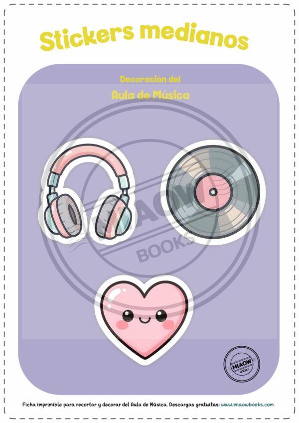 Stickers Decoración del Aula de Música 1 - Imagen 3