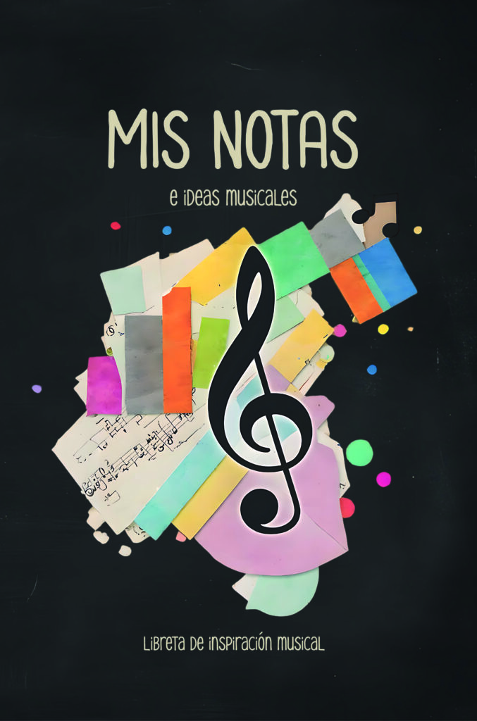 Portada Libreta Mis notas e ideas musicales MIAOW BOOKS Edición creativa